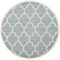 Safavieh Chatham Hand Tufted Round Rug, Blue - Ivory, 9 x 9 ft. CHT733B-9R